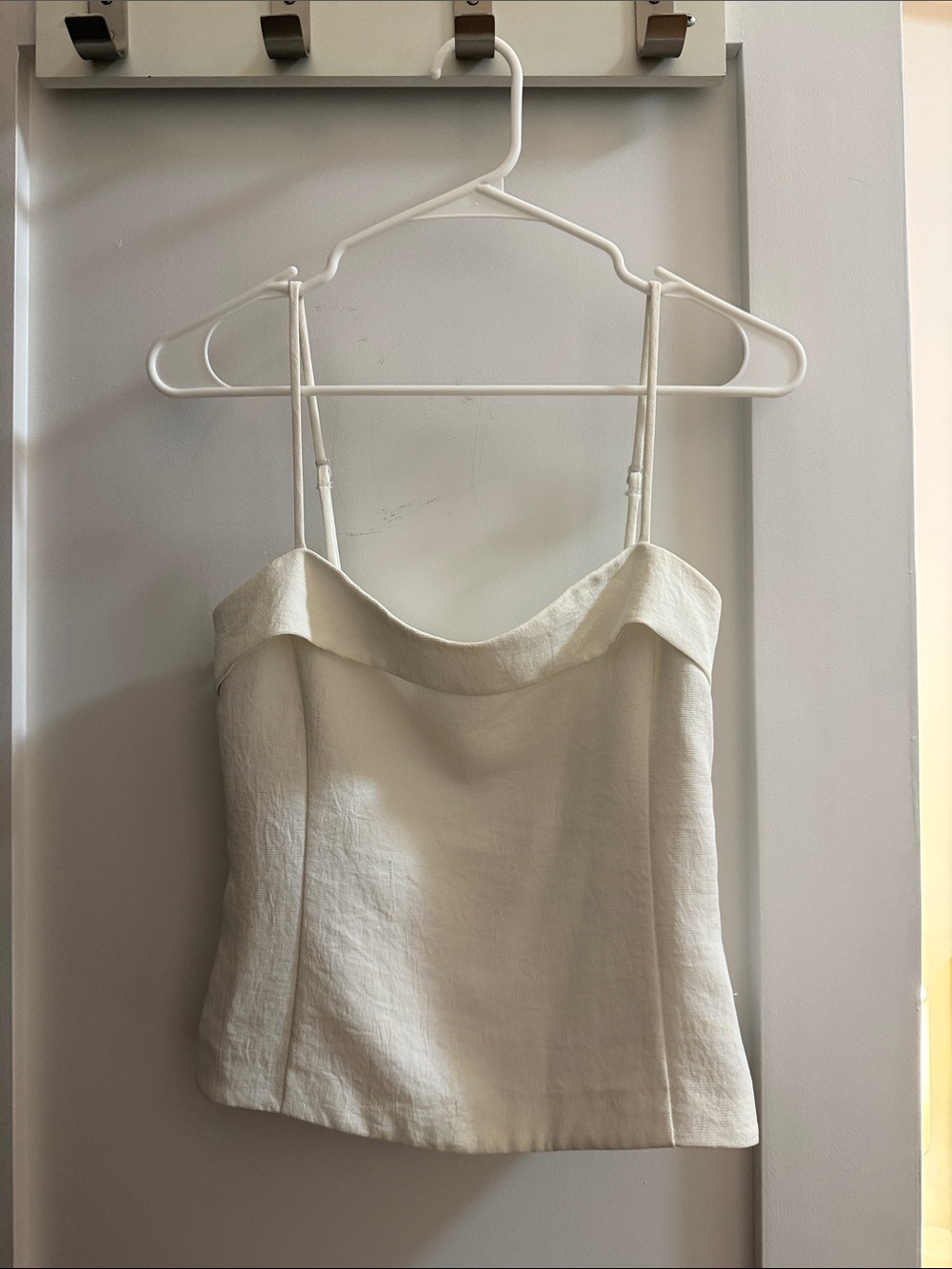 Aritzia Babaton Ivory Cowl Neck Camisole